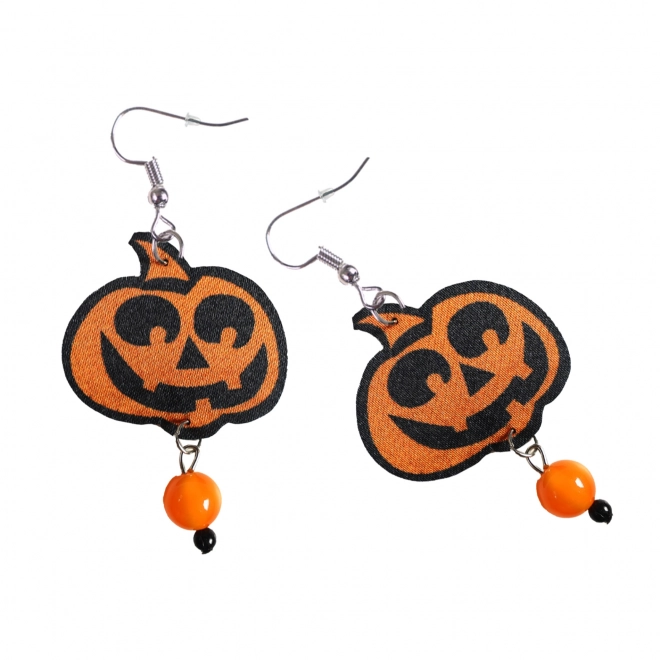 Boucles d'oreilles citrouille Halloween