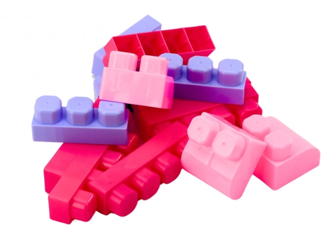 Kit de construction éducatif en seau, 160 pièces de blocs colorés