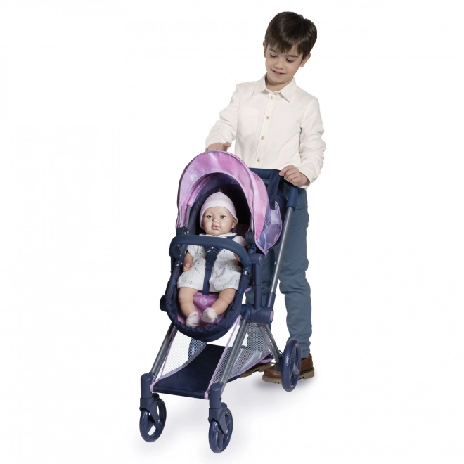 DeCuevas 81776 Poussette pliable pour poupées 3 en 1 avec sac Magic Bubble 2024 - 73 cm