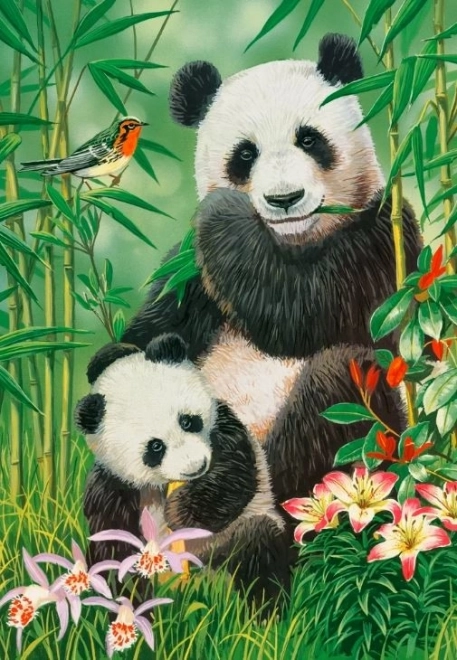 Puzzle 1000 pièces CASTORLAND Panda Brunch