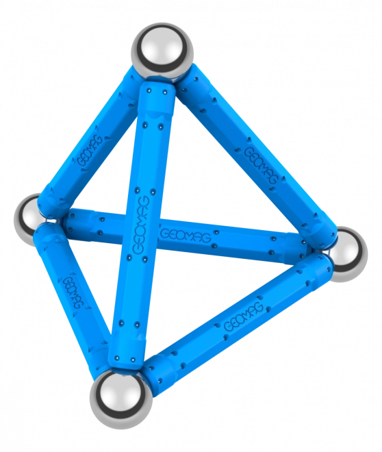 Kit de construction magnétique Geomag Geometry 48 pièces