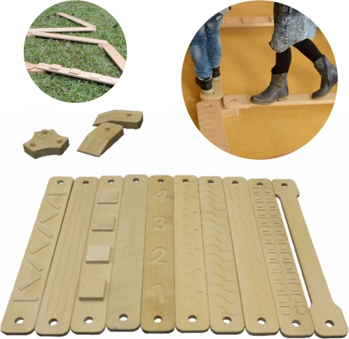 Planches d’équilibre en bois Masterkidz