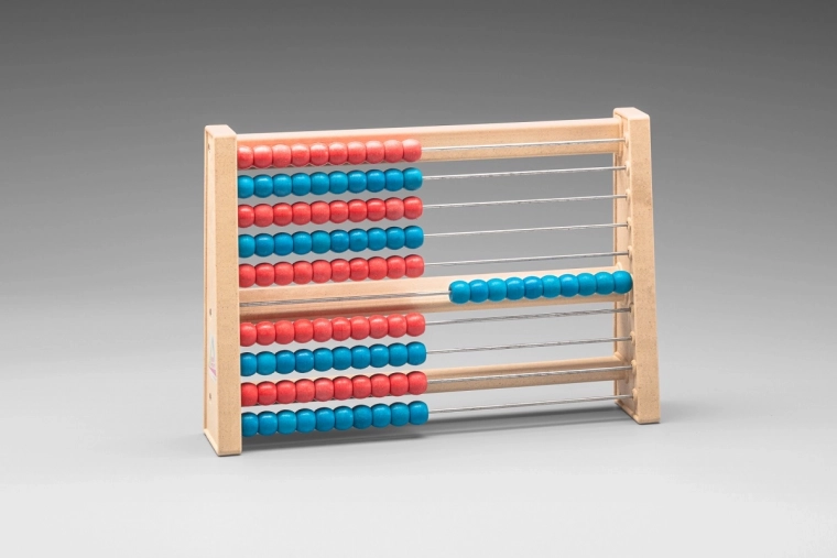 Wissner Boulier coulissant bleu-rouge