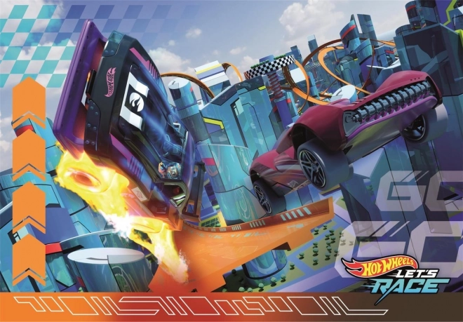 CLEMENTONI Puzzle Hot Wheels 2x60 pièces