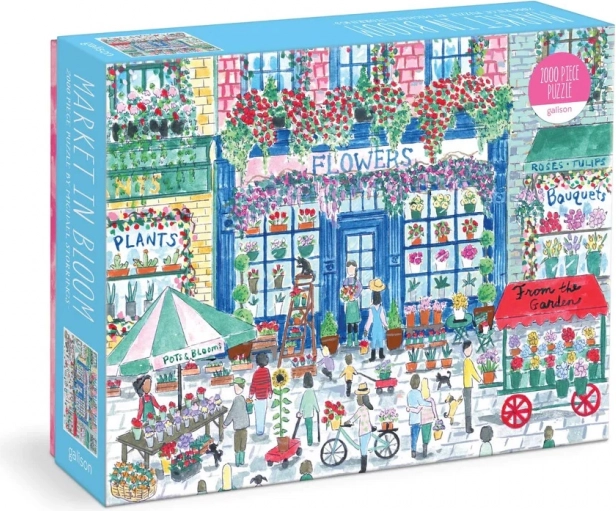 Puzzle Marché aux fleurs 2000 pièces