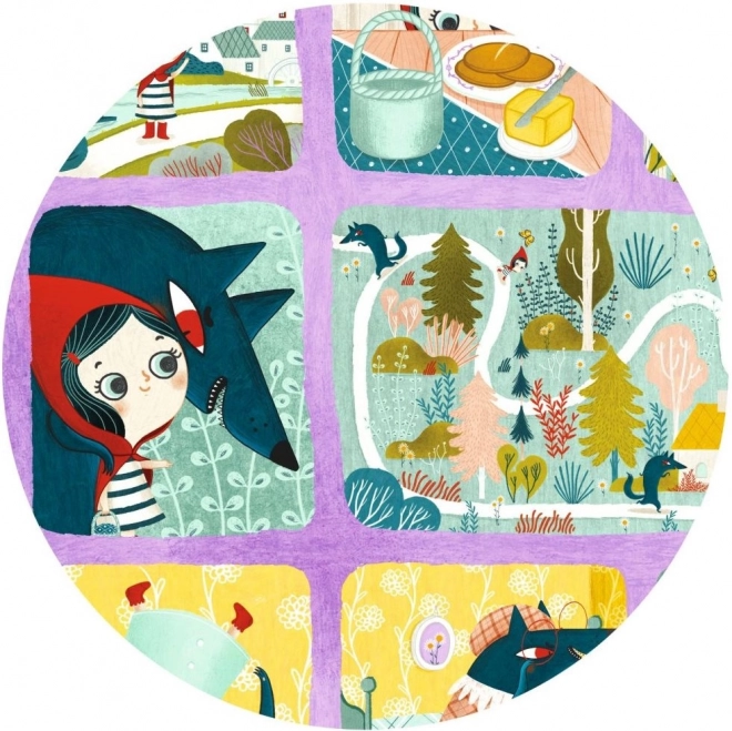 Puzzle avec histoire Le Petit Chaperon Rouge 35 pièces