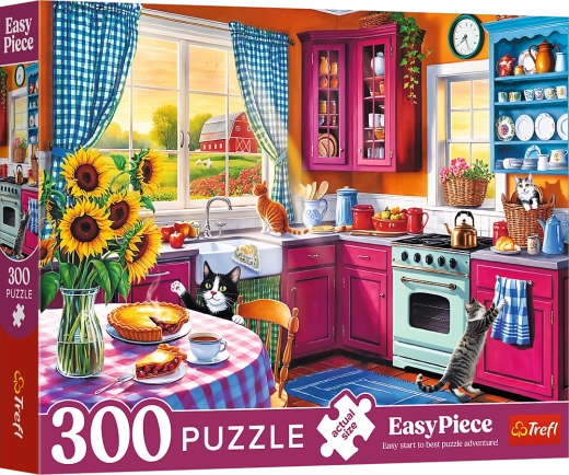 Puzzle 300 pièces EasyPiece – Matin dans la cuisine