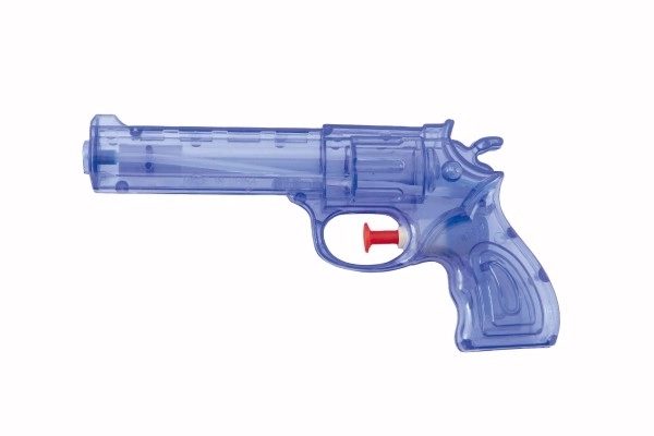 Pistolet à eau plastique 17cm 3 couleurs en sachet