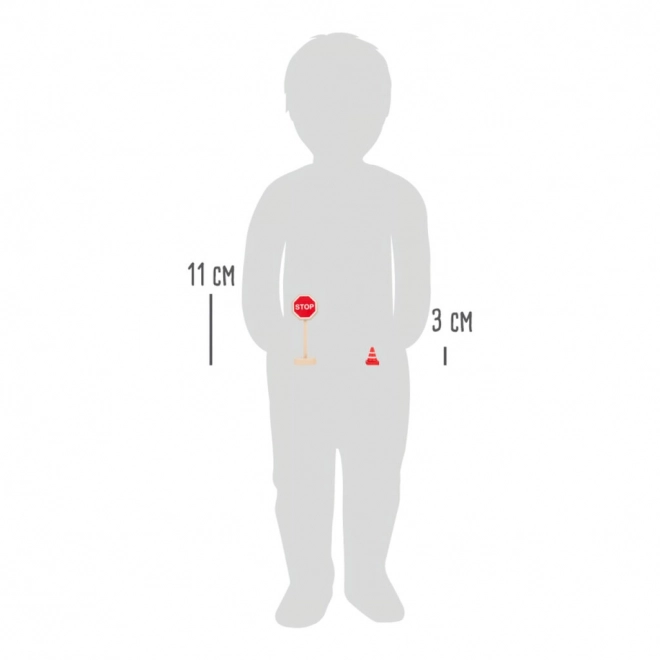 Ensemble de panneaux de signalisation Small Foot 25 pièces