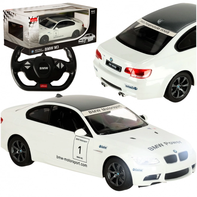 Rastar 48000 BMW M3 1:14 télécommande voiture blanche
