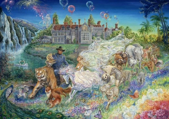 Puzzle Mariage de conte de fées 2000 pièces