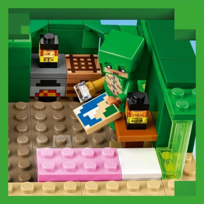 Dôme de tortue Minecraft sur la plage