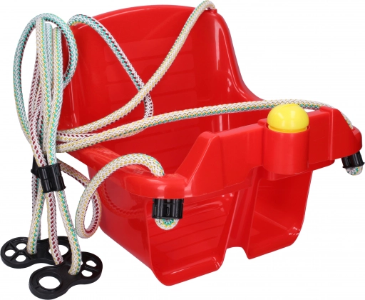 Balançoire en plastique pour enfants – Rouge