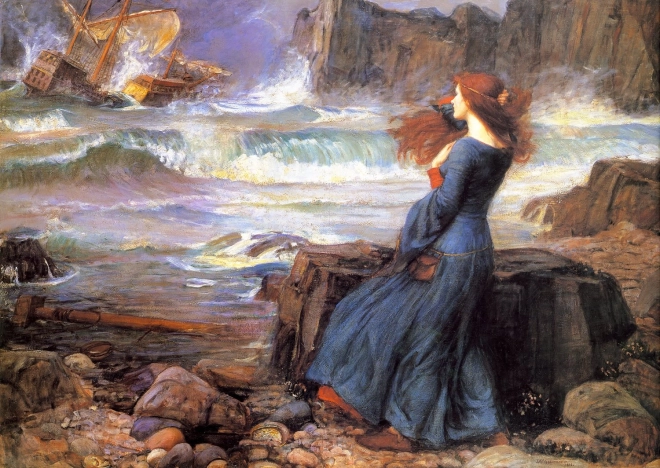 Puzzle Miranda dans la tempête 1000 pièces