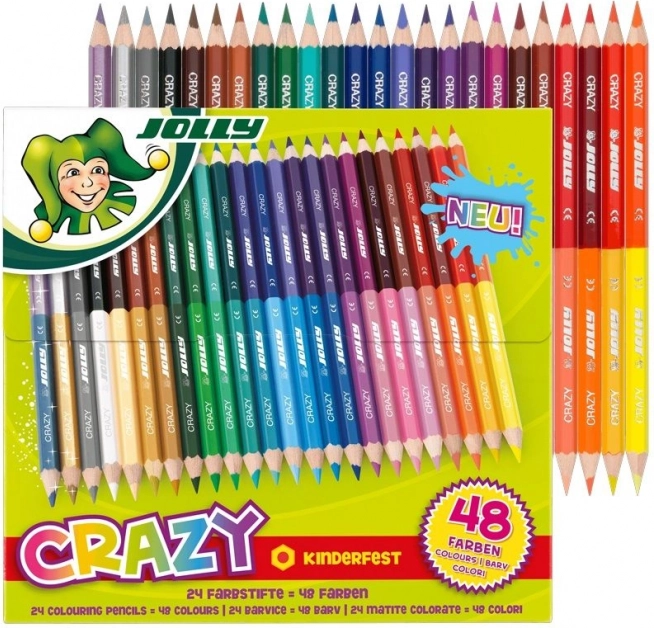 Crayons doubles Crazy 24/48 couleurs