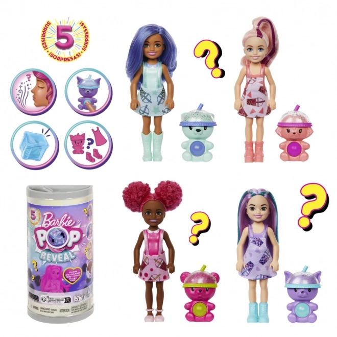 Barbie Pop Reveal Chelsea Bubble Tea poupée