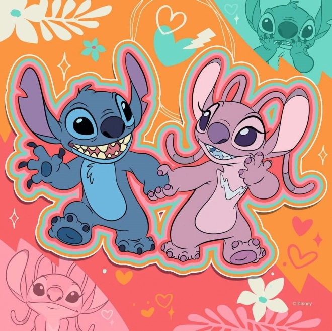 Puzzle 3x49 pièces Stitch