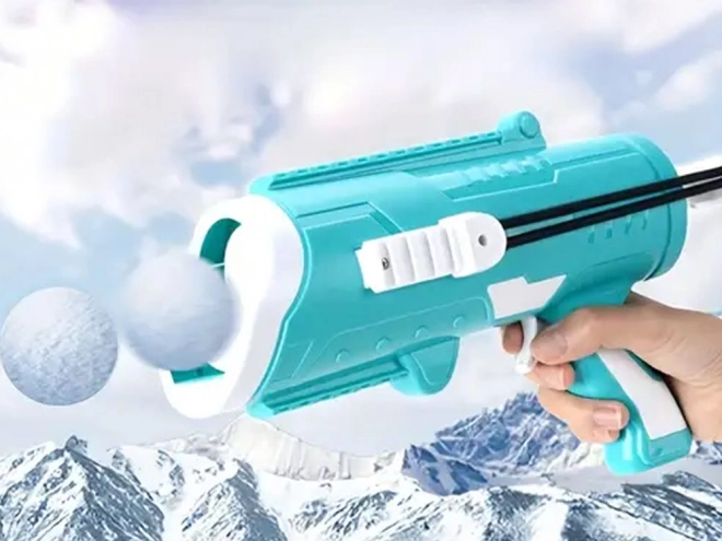 Ensemble 6-en-1 pour boules de neige avec pistolet et moules pour enfants