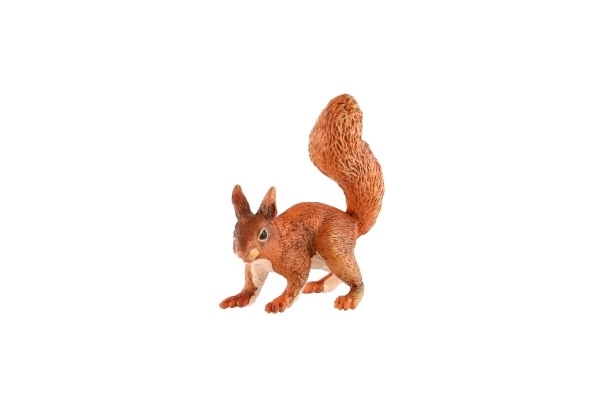 Écureuil commun en plastique 9cm en sachet