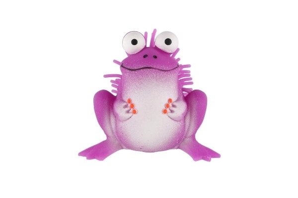 Grenouille anti-stress en silicone à presser 8x9cm 6 couleurs en sachet 12 pièces en boîte
