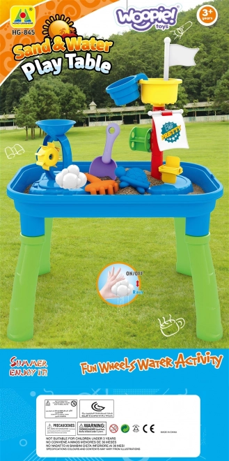 woopie table de jeu pour enfants 2 en 1 bateau pirate