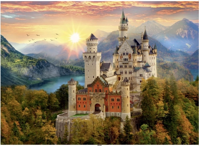 Puzzle peint Neuschwanstein 1000 pièces
