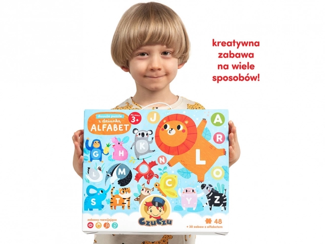 CzuCzu grands puzzles avec trou Alphabet