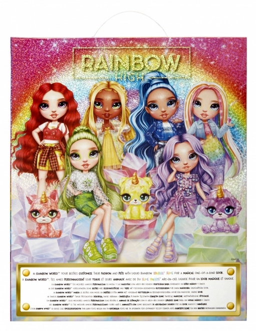 Rainbow High Fashion poupée avec animal de compagnie - Sunny Madison