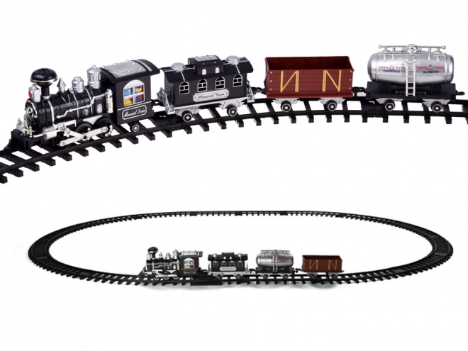 RC0612 Locomotive avec wagons télécommandés