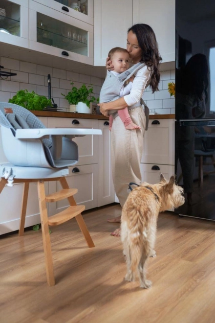 Porte-bébé ergonomique MoMi COLLET gris