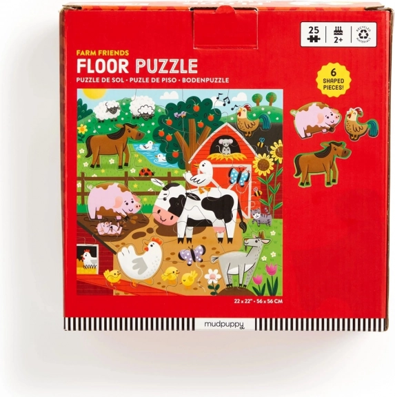 Puzzle de sol Mudpuppy Amis de la ferme