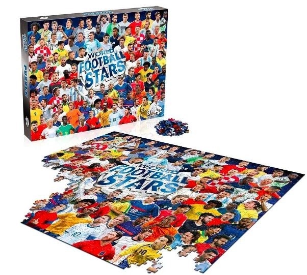 Puzzle 1000 pièces Étoiles du football mondial