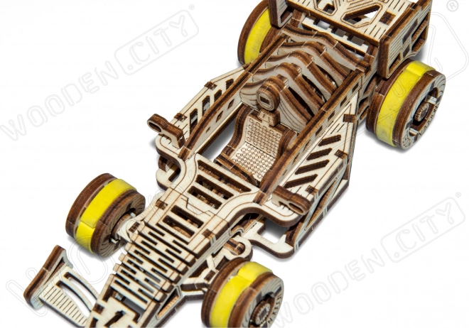 WOODEN CITY 3D puzzle Voiture de Course Bolid 108 pièces