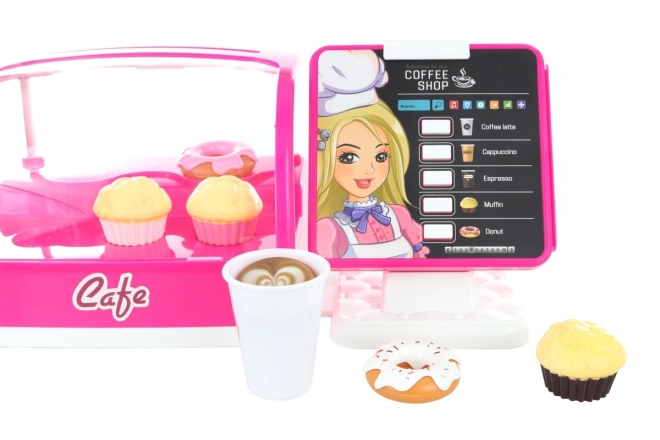 Café sur piles avec accessoires
