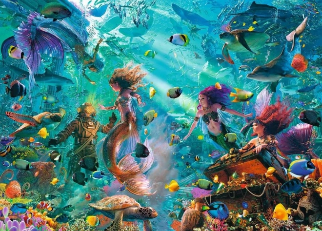 Puzzle 9000 pièces Monde sous-marin magique