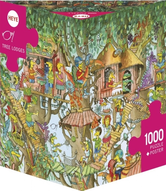 Puzzle HEYE Cabanes dans les arbres 1000 pièces