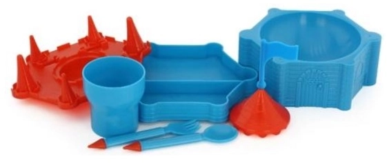 Ensemble de vaisselle pour enfants - Château de chevalier