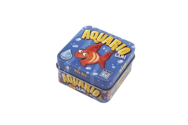 Jeu de société Aquario dans une boîte métallique 13x13x7,5cm