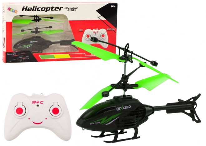 Hélicoptère RC télécommandé Gyroscope – vert