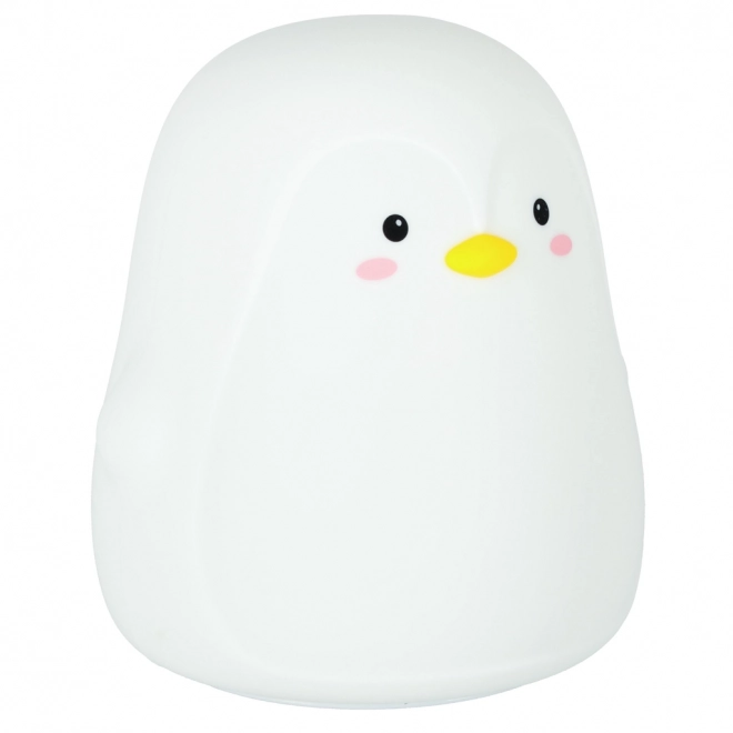 Lampe de nuit LED en silicone pour enfants en forme de pingouin