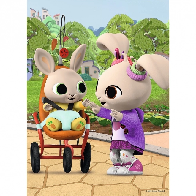 Minipuzzle miniMaxi 20 pièces Les amis de Bing/Lapin Bing