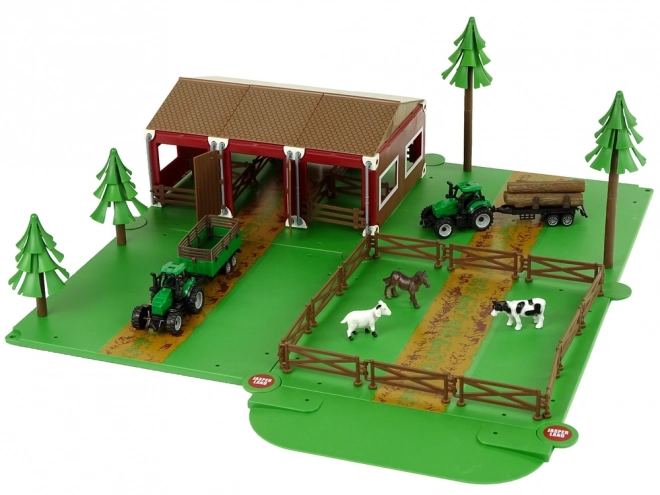 Farma Stodola Hébergement des animaux Ferme Deux tracteurs