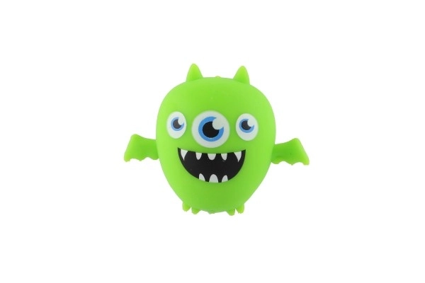 Balle monstre anti-stress à presser slime 9x8cm 3 couleurs
