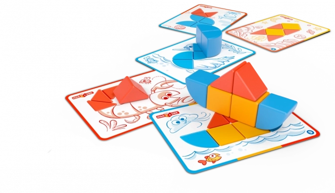 Blocs&Cartes Geomag Magicube 16 pièces