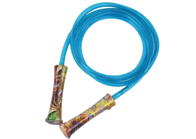 Ensemble sportif Corde à sauter lumineuse bleue 2,1M