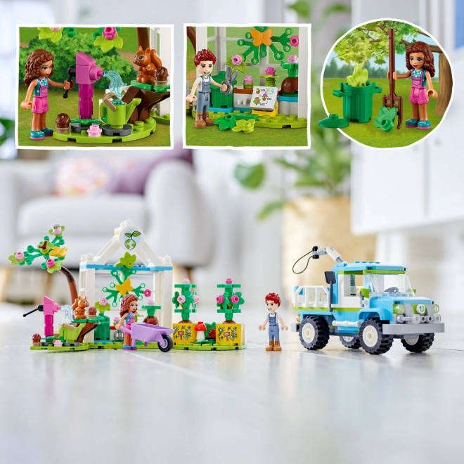 Voiture planteuse d'arbres LEGO Friends