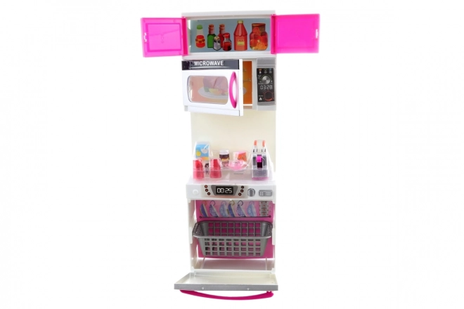Ensemble de cuisine pour poupées à piles