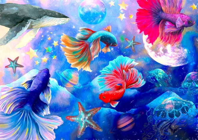 Puzzle galaxie sous-marine 1000 pièces