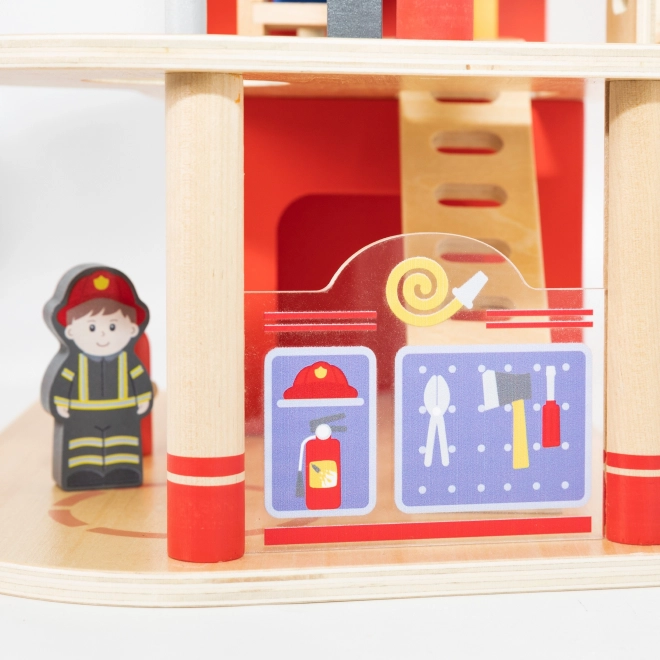 VIGA station de pompiers en bois à 3 étages