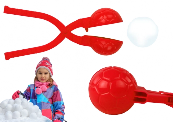 Machine à boule de neige motif rouge 20cm x 5cm x 5cm